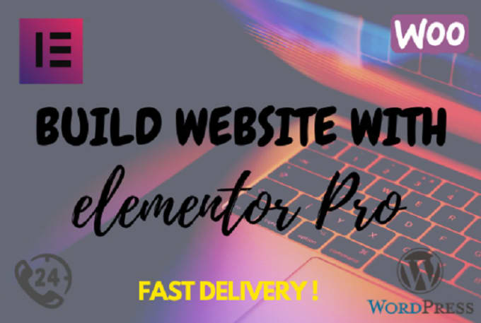 Gig Preview - Design responsive wordpress website in elementor pro builder