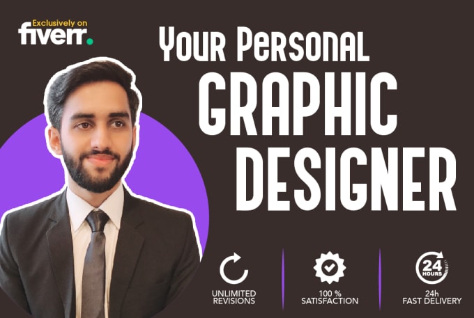 Gig Preview - Be your personal expert graphic designer