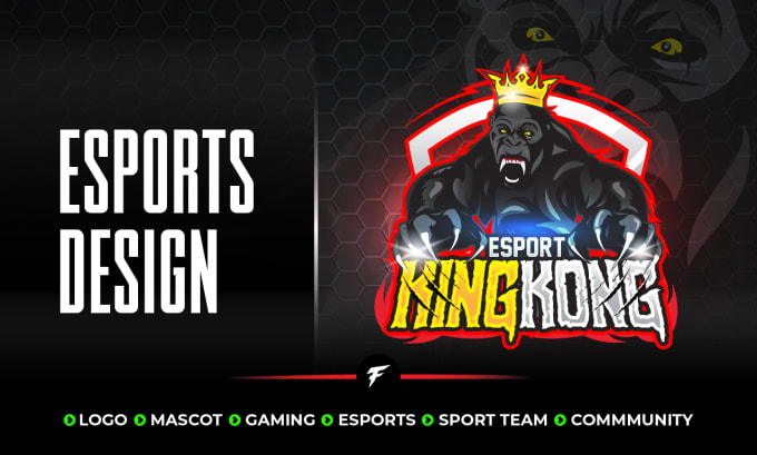 Gig Preview - Design an amazing logo for esport, streamer, game, youtube