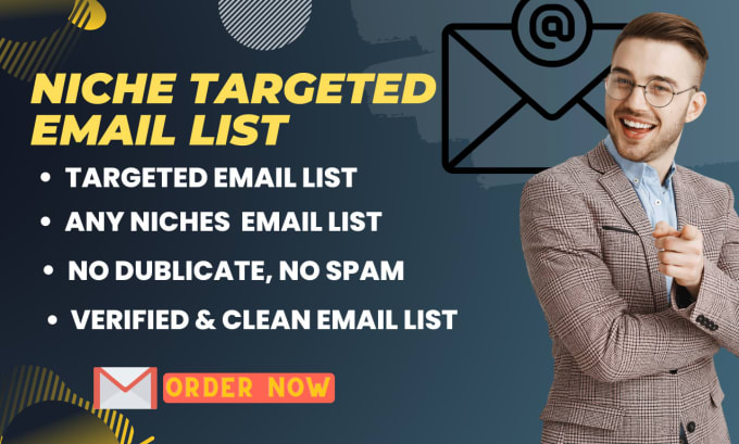 Gig Preview - Do valid email listing and bulk email list collection  for email marketing