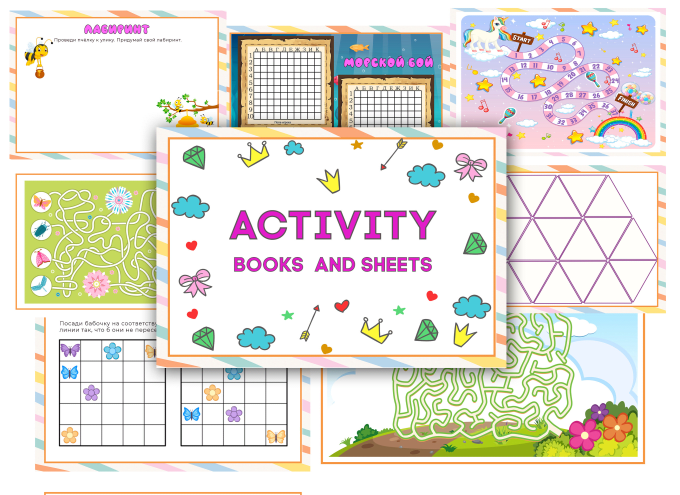 Gig Preview - Design custom learning activity sheets, work books toddlers