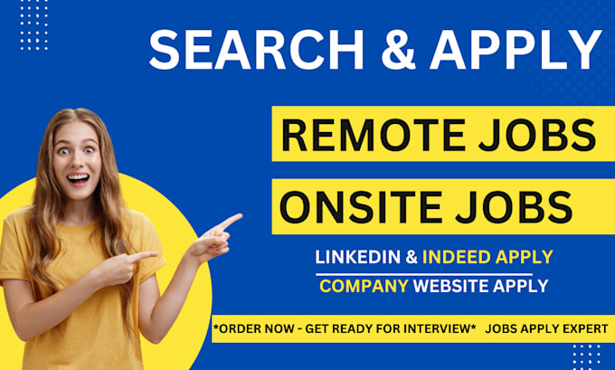 Gig Preview - Search and apply for remote jobs, online jobs for you