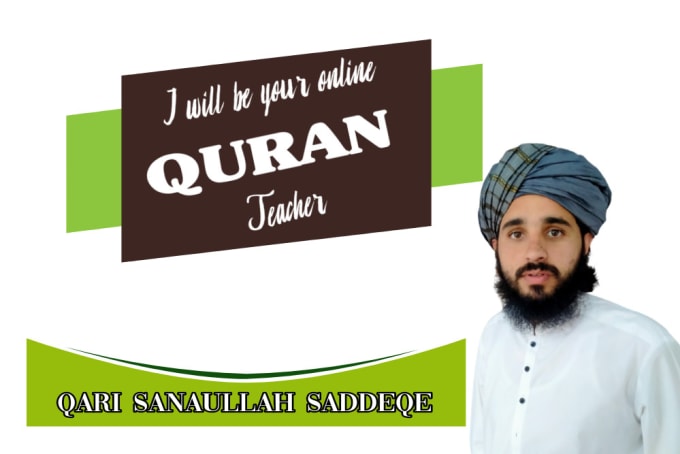 Gig Preview - Your online quran teacher,quran teaching