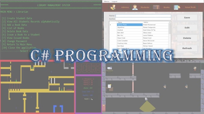 Gig Preview - Make a gui program in csharp dotnet in windows form or wpf