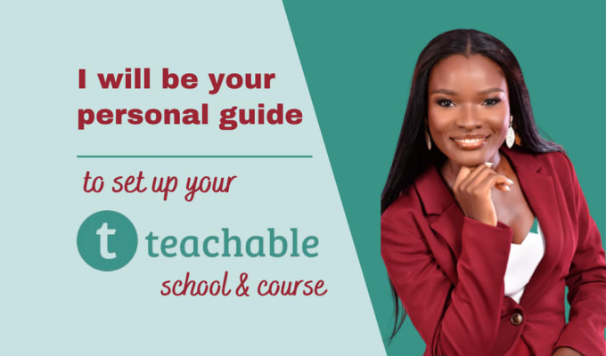 Gig Preview - Guide you to set up course on teachable in live video