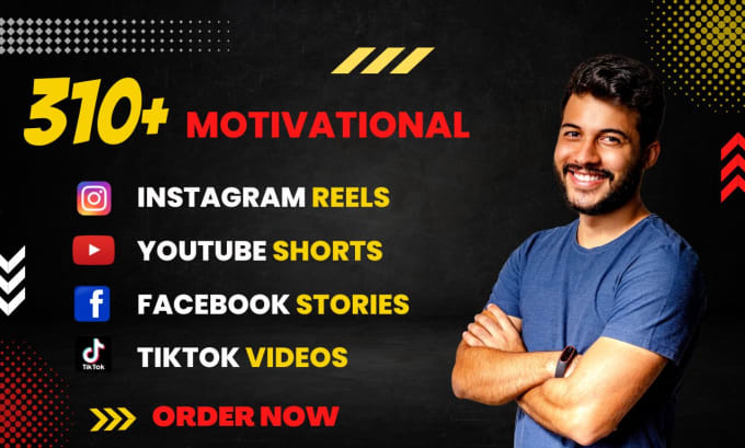 Bestseller - create motivational reels for instagram, youtube shorts, and tiktok