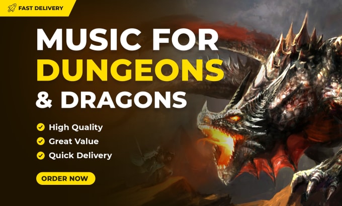 Gig Preview - Create music for your dungeons and dragons campaign