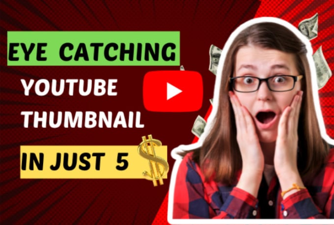 Gig Preview - Design amazing youtube thumbnail