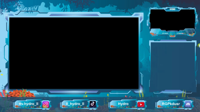 Bestseller - design animated twitch overlay screens for streamers