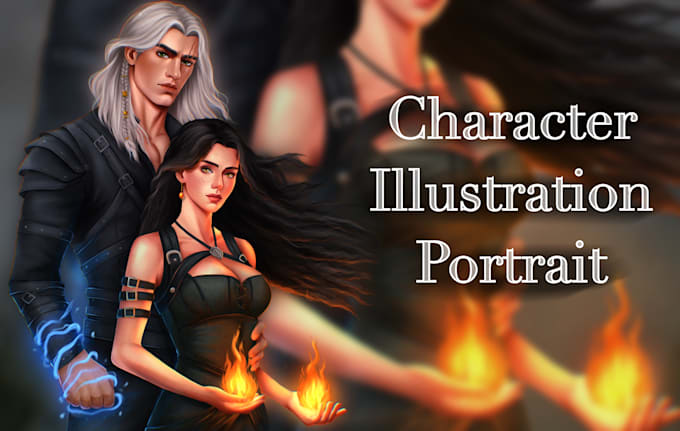 Gig Preview - Fantasy and semi realistic portraits for any project