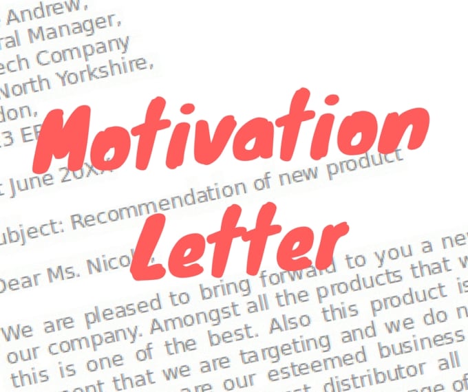 Gig Preview - Perfectly edit, proofread and revamp your motivation letter