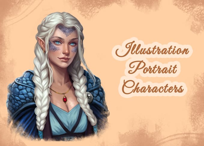 Gig Preview - Draw a beautiful realistic portrait, character, icon