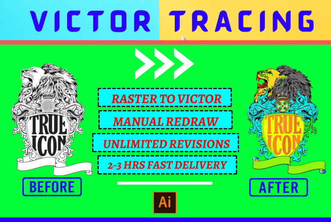 Gig Preview - Do manual vector tracing, remake, recreate, or real redraw logo