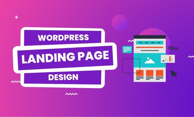 Gig Preview - Design wordpress landing page or build elementor landing page in 24 hours