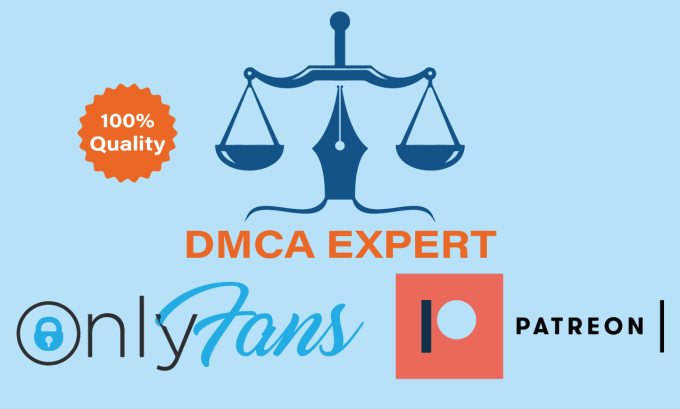 Gig Preview - Protect your content on onlyfans and patreon from infringement under dmca