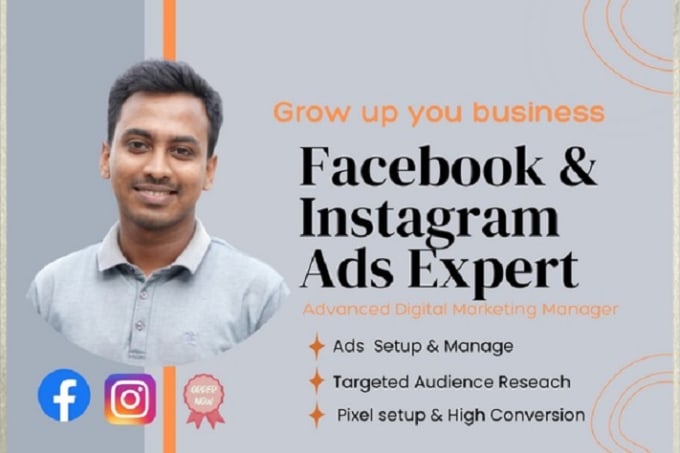 Gig Preview - Be your facebook and instagram ads manager