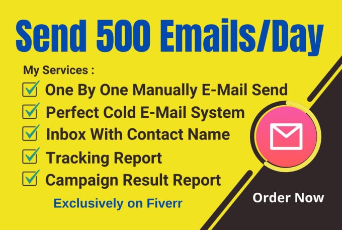 Gig Preview - Send 500 emails per day for your business marketing campaign