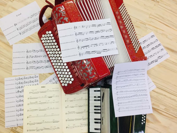 Gig Preview - Transfer any music into accordion  sheet music