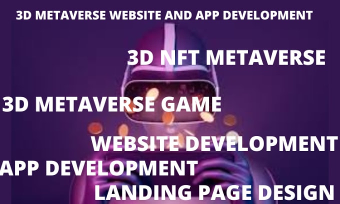 Gig Preview - Develop 3d metaverse website, 3d nft metaverse game app, cryptocurrency website