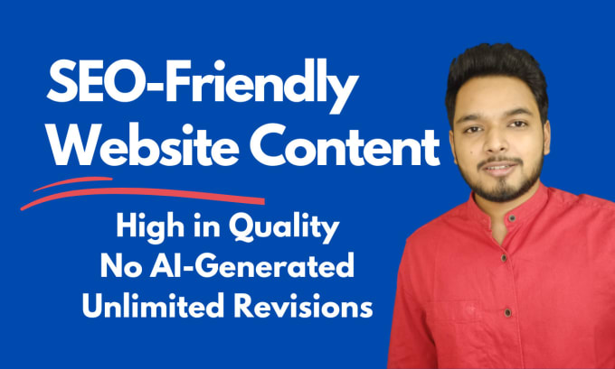 Gig Preview - Write content for your website