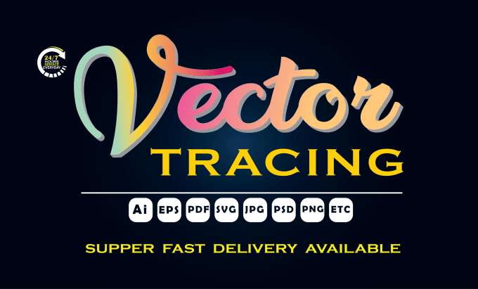 Gig Preview - Vector, vectorize, convert logo or graphic into vector