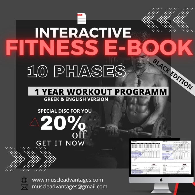 Gig Preview - Create a 1 year gym workout program