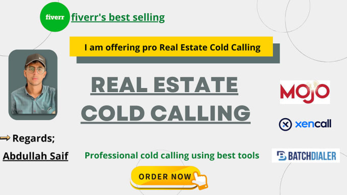 Gig Preview - Provide you real estate cold calling in USA