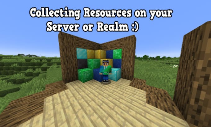 Gig Preview - Collect resources in minecraft on your server or realm