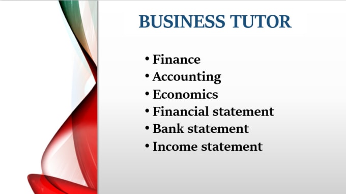 Gig Preview - Tutor in income, bank, and financial statement, paystub