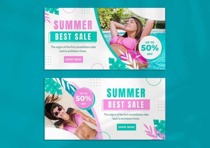 Gig Preview - Create modern banner design, flyer in your business