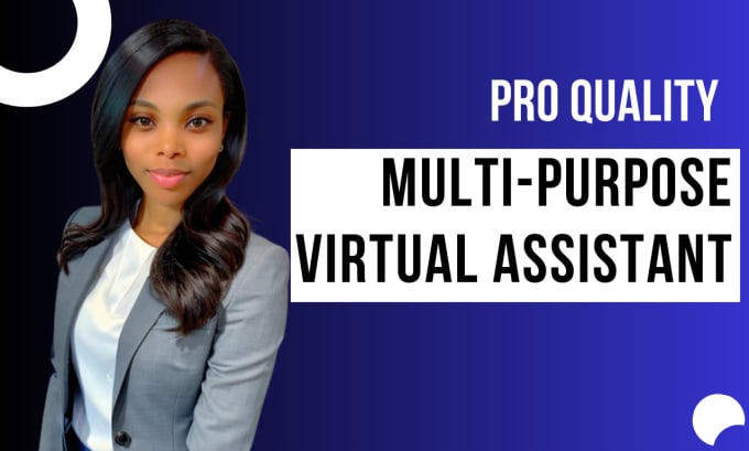 Gig Preview - Be your personal multi purpose virtual assistant