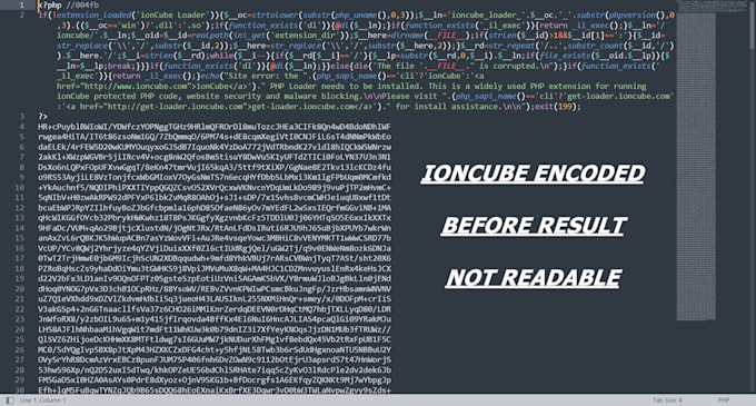 Gig Preview - Decode any PHP files available for decoding in ioncube