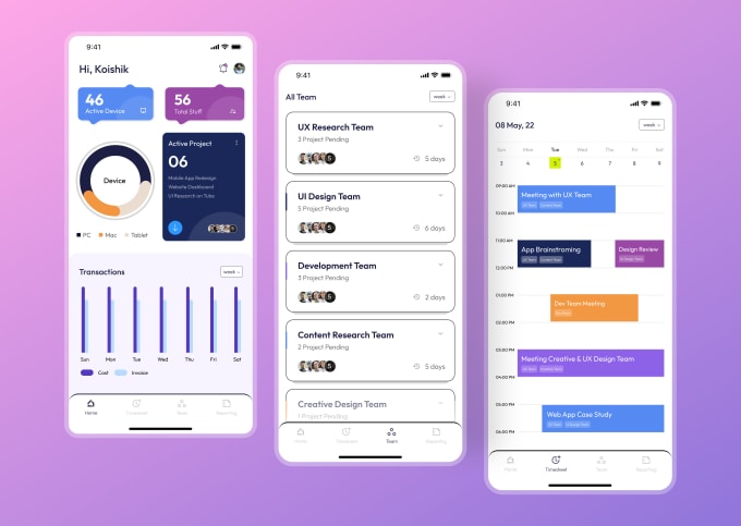 Gig Preview - Design mobile app UI UX for ios and android in figma