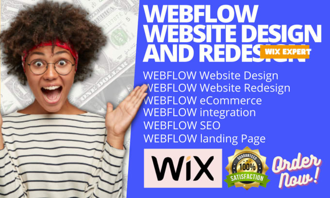 Gig Preview - Do webflow website design, create webflow ecommerce store, figma to webflow