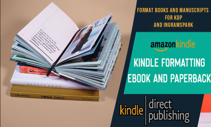 Gig Preview - Do book formatting for kindle ebook paperback and manuscript