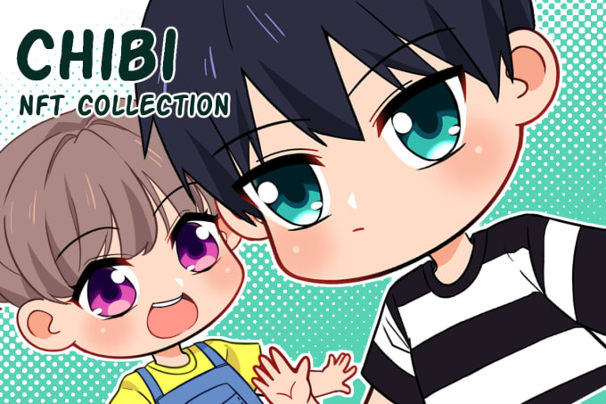 Gig Preview - Draw chibi anime nft collection for you