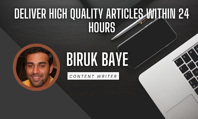 Gig Preview - Write a 1000 words SEO optimized article in 24 hrs