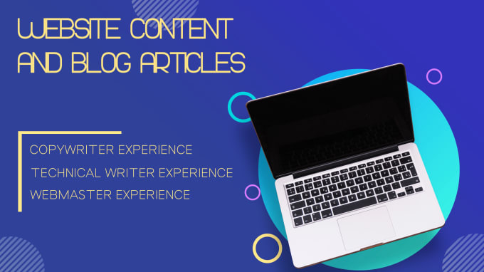 Gig Preview - Write captivating SEO friendly website content