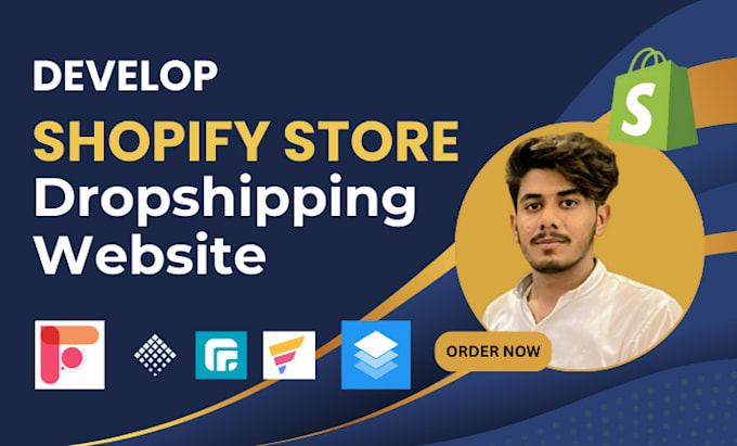 Gig Preview - Create shopify dropshipping website or store for brands