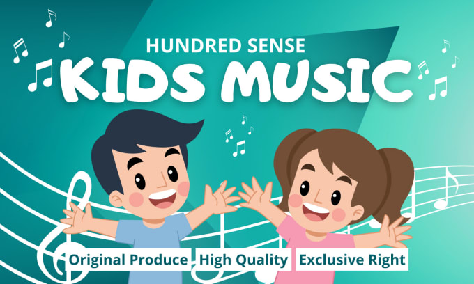 Gig Preview - Produce kids music, nursery rhymes for children song