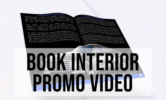 Gig Preview - Create 2 versions of a professional book interior promo video