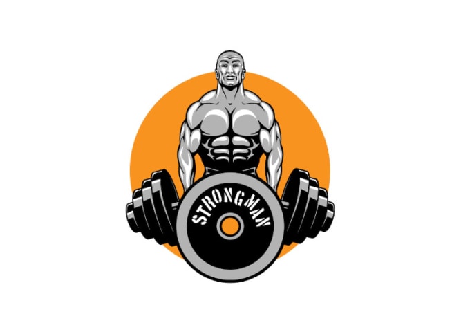 Gig Preview - Do modern fitness,gym, warrior, sports and monogram 3d logo