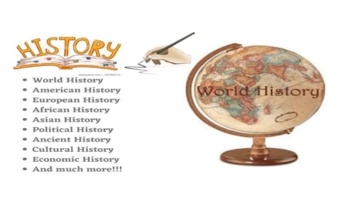 Gig Preview - Do world history, european history, africans and american history research