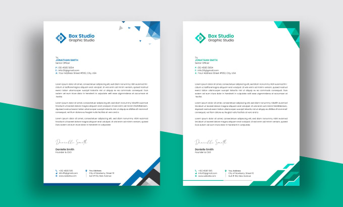 Gig Preview - Design professional letterhead in editable ms word format in 3 hours