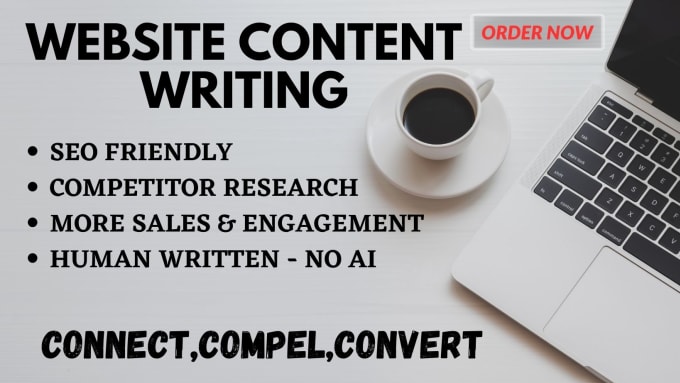 Gig Preview - Be a website content writer, SEO website content, website copywriting