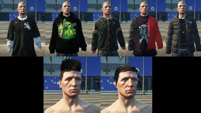 Gig Preview - Provide male clothes pack for fivem servers