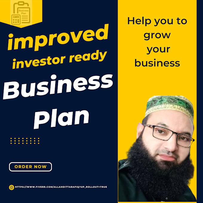 Gig Preview - Write an investor ready bank loan business plan pitch deck