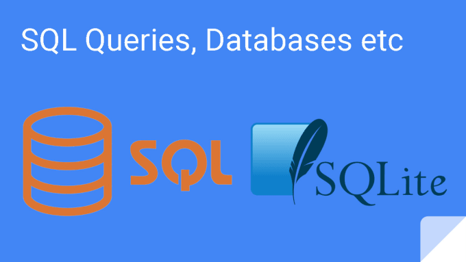 Gig Preview - Do sql queries and databases