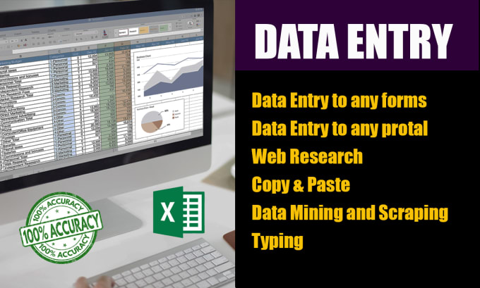 Gig Preview - Efficient data entry for your business