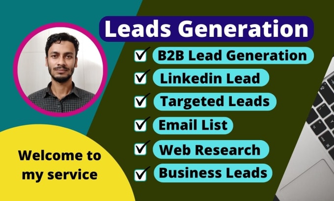 Gig Preview - Do targeted b2b leads generation and linkedin leads